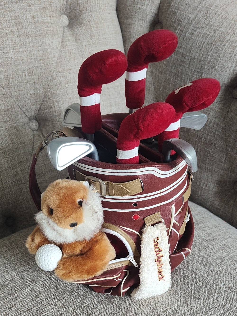 Vintage Gemmy Caddyshack Dancing Gopher with Musical Dancing Clubs Tested Works